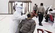 Omicron Masuk di Jawa Tengah, Polres Semarang Lakukan Tes Covid-19