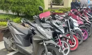 Puluhan Motor Curian Disita Polres Bogor, Asalnya dari 9 Wilayah Ini