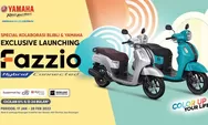 Hari Launching Yamaha Fazzio Hybrid-Connected, 1000 unit Ludes Terjual Dalam Waktu 5 Jam