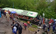 Kronologi Kecelakaan Maut Bus Pariwisata di Bukit Bego Imogiri Bantul, Sopir Panik Rem Blong