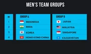 Hasil Drawing Turnamen BATC 2022 atau Badminton Asia Team Championships, Indonesia Masuk Grup Mana?