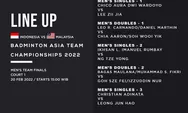 Final BATC 2022: Berikut Line Up Tim Putra Indonesia di Badminton Asia Team Championships