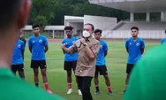 Latihan Perdana di Stadion Madya, Ketum PSSI Beri Motivasi Pemain Timnas Piala Dunia U-20