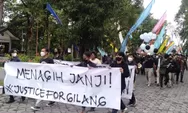 Mahasiswa UNS Demo Tuntut Penyelesaian Kasus Gilang Endi Saputra