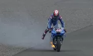 Ngeri! Motor Alex Rins Terbakar Saat FP4 MotoGP Mandalika: Itu Momen Yang Menakutkan