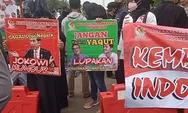 Aksi Demo PA 2121 Tuntut Jokowi Mundur, Sempat Injak Poster Presiden Sebelum Dibubarkan