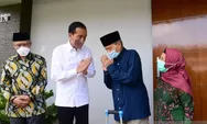 Jenguk Buya Syafii Ma'arif, Presiden Jokowi : Alhamdulillah Beliau dalam Kondisi Sehat wal Afiat