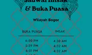Berikut Jadwal Imsak dan Buka puasa Ramadhan 2022 untuk Wilayah Bogor 