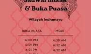 Berikut Jadwal Imsak dan Buka puasa Ramadhan 2022 untuk Wilayah Indramayu