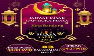 Jadwal Imsak dan Buka Puasa Ramadhan 2022 Wilayah Kota Bandung Tanggal 5 April 2022