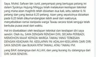 Inilah Sosok Penyiar Radio Viral Karena Siarkan Azan Magrib 4 Menit lebih awal Bikin Satu Kota Buka Puasa