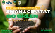SMAN 1 Cipatat Bandung Barat Go Green, Gerakan One Person One Plant 