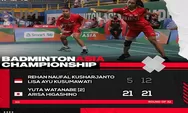 Hasil Pertandingan Badminton Asia Championship 2022 Tim Indonesia 26 April 2022