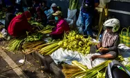 Penjual Selongsong Ketupat Dadakan di Semarang, Kantongi Omzet hingga Rp1 Juta