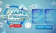 Rangkaian HUT ke-61, bank bjb Siap Pecahkan Rekor MURI Lewat Live Streaming 61 Jam Non Stop