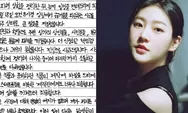 Kim Sae Ron Meminta Maaf Atas Kasus DUI, Unggah Surat Tulisan Tangan
