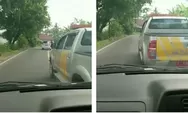 Viral, Rombongan Iring-iringan Mobil Bupati Pandeglang Salip dan Senggol Ambulans yang Sedang Bawa Pasien