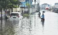 Semarang Banjir Rob Hari Ini, Mobil dan Motor Nyaris Tenggelam