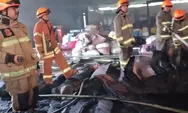 Gudang Pabrik di Cipadung Hangus Terbakar Pagi Tadi