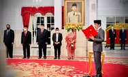 Jokowi Lantik Dua Menteri dan Tiga Wakil Menteri Baru