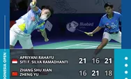 Hasil Pertandingan Babak 16 Besar Indonesia Open 2022: Apriyani/Siti Fadia Melaju Ke Babak Perempat Final