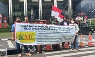 Gelar Aksi KMI minta KPK Usut Tender TIK di Banyuasin