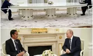 Bedanya Panjang Meja Putin dengan Presiden Jokowi dan Macron Ramai jadi Sorotan, Apa Pesan yang Muncul?
