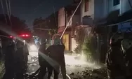 Detik-detik Kebakaran Ruko di Pendrikan Kidul Semarang, Diduga Berawal dari Korsleting Kulkas