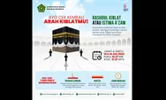 Catat Waktunya! Juli 2022 Matahari Melintas Tepat di atas Kabah, saatnya Luruskan Arah Kiblat