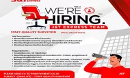 Wajib Tahu!  Lowongan Kerja di PT Global Jet Express (J&T Express) Tersedia 3 Posisi Pilihan