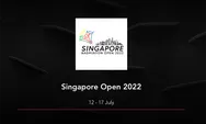 Link Live Streaming Perempat Final Singapore Open 20222 Hari Ini Jumat 15 Juli 2022 Pukul 12.00 WIB