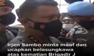 Irjen Ferdy Sambo Mengaku Berduka Atas Kematian Brigadir J