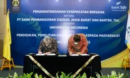 Dukung Dunia Pendidikan, bank bjb Kolaborasi dengan Universitas Indonesia