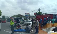 KRONOLOGI Kecelakaan Maut Pedurungan Semarang Siang Ini Motor vs Bus Pariwisata, Luka Berat di Kepala