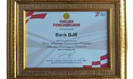Tingkatkan Kesejahteraan Pelaku Sektor Pertanian, bank bjb Raih Penghargaan Kementan RI  