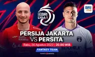 Prediksi Skor, Susunan Pemain dan Head To Head Persija Jakarta Vs Persita Tangerang