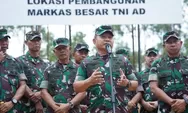 Kasad Tinjau Pembangunan Mabesad, Tandai Kehadiran TNI AD di IKN  