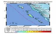 Gempa Magnitudo M5,9 Guncang Wilayah Pantai Barat Kepulauan Mentawai