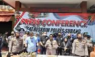 Polres Subang Ringkus Empat Penjual Gas LPG Oplosan