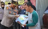 Polres Temanggung salurkan bantuan sembako pada warga terdampak kenaikkan harga BBM