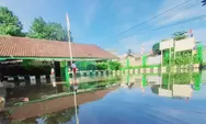 Usai Hujan, Sekolah Dasar Negeri Dua (SDN 2)  Cogreg  Seperti Mengapung di Air