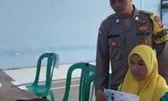 Bhabinkamtibmas Mengawasi Kegiatan Penyaluran BLT BBM serta Giat Vaksinasi Booster di Cilawu Garut