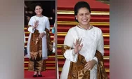 Peringati Hari Batik Nasional 2022, Iriana Jokowi Mengikuti Parade Kebaya di Solo