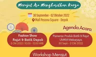 UMKM Mekarjaya Akan Menggelar Pagelaran Rajut dan Batik Depok