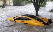 ASTAGA! Sportcar Mewah McLaren P1 Harga Rp22 Milyar Terendam Banjir, Padahal Baru Beli Sepekan