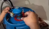 Emak-emak wajib tahu! Begini cara mudah memasang gas elpiji agar tak bocor