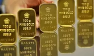 Harga Emas Antam turun Rp8.000 per gram menjadi Rp941.000