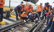 Persiapan Musim Hujan, KAI Lakukan Langkah Antisipasi Gangguan di Lintasan Kereta Api