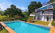 Terbaru! Villa Melayang Puncak Bogor Diatas Bukit Dekat Taman Safari, Pemandanganya Cantik Banget