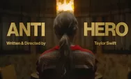 Baru! Makna dan Kisah di Balik Lagu 'Anti Hero' Dari Album Baru 'Midnights' Taylor Swift